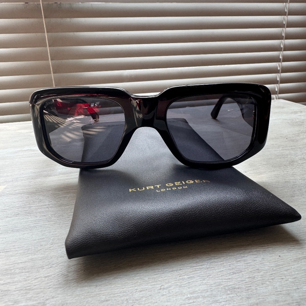 NWC Kurt Geiger Black Oversized Sunglasses